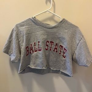 Cropped College Tee